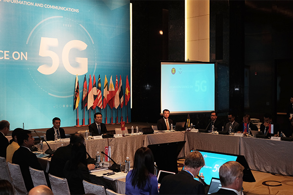 Hội nghị ASEAN về 5G vừa khai mạc tại Hà Nội. Ảnh: Trọng Đạt